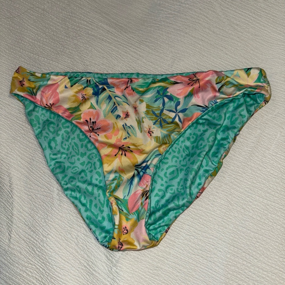 Reversible Floral Bikini Bottoms